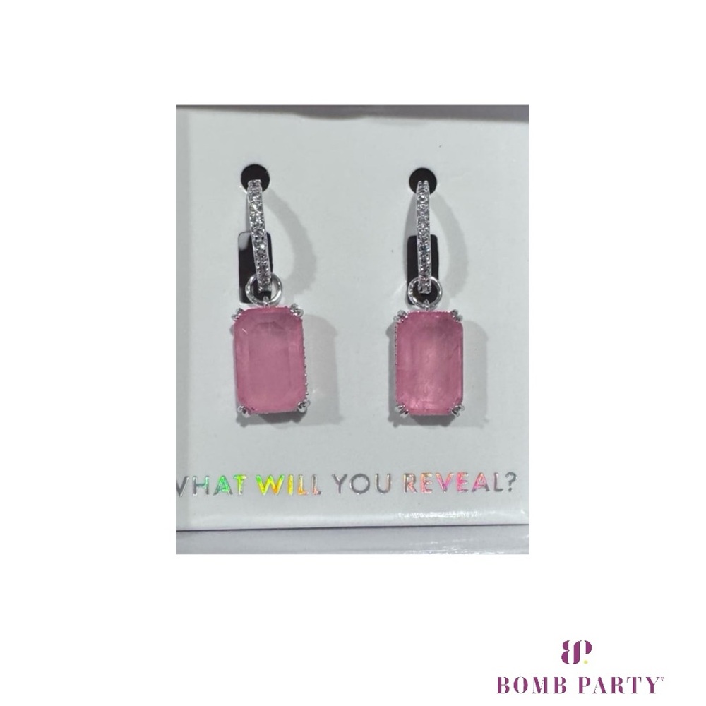 Bomb party mental health awareness earrings - love is the answer